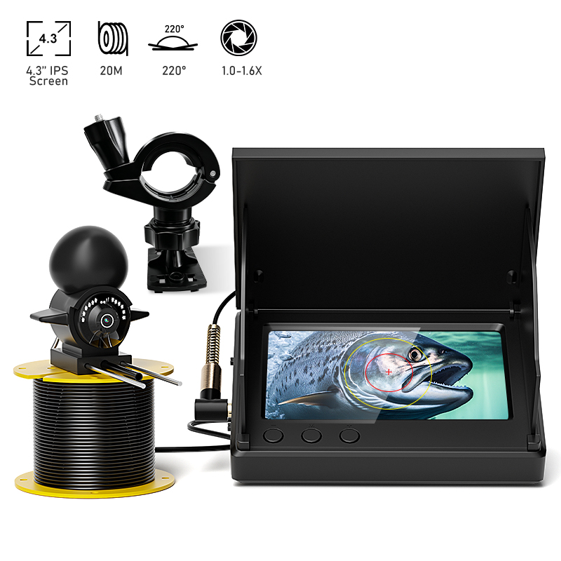 Fish Finder Portable - جهاز كشف الأسماك محمول بشاشة LCD