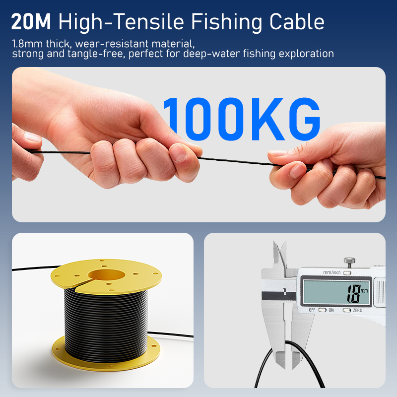 جهاز كشف الأسماك محمول بشاشة L - مراجعة Fish Finder Portable وسعره