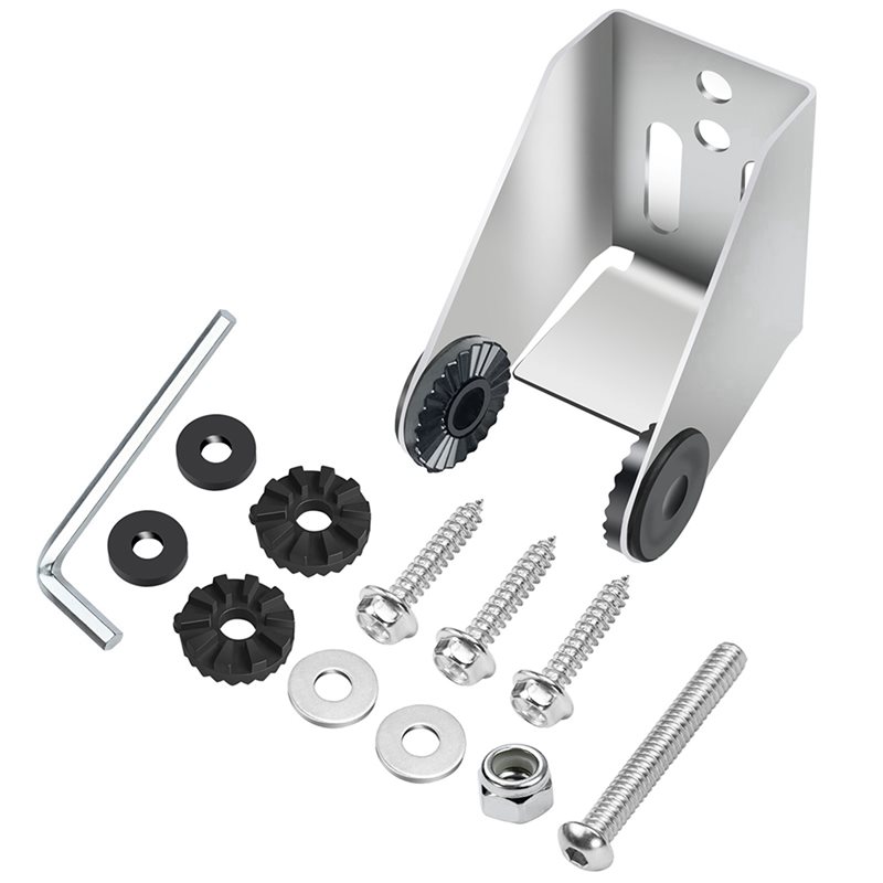 قطعتان من حامل التثبيت المعدني - مراجعة Fish Finder Mount وسعره