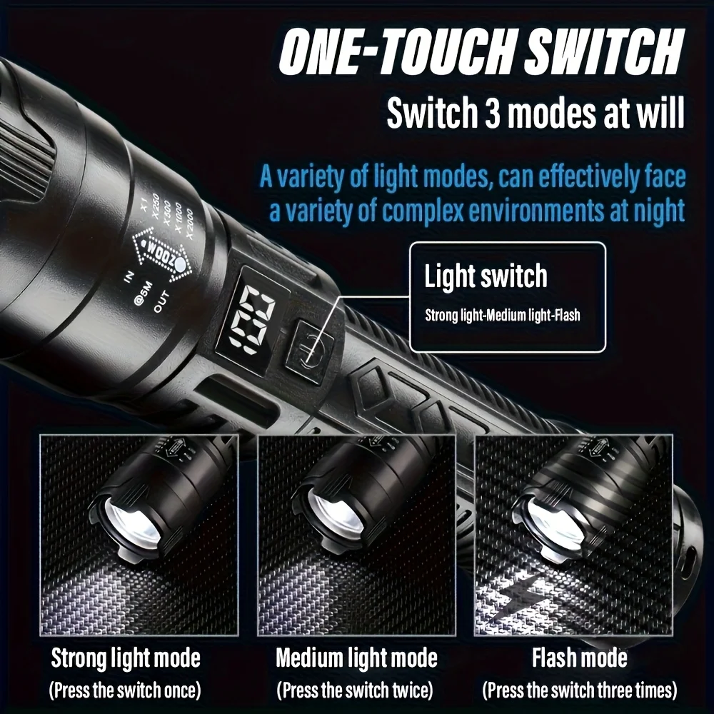 التكتيكية مصباح ليد جيب 2000LM - مراجعة Fishing Light وسعره