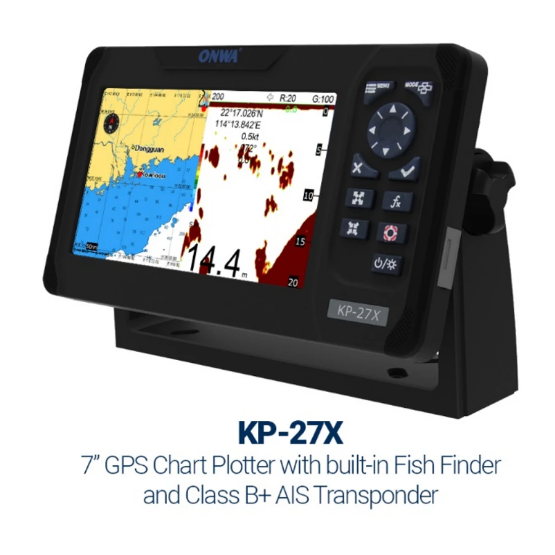 Marine KP-27X 7 بوصة AIS Class - مراجعة Fish Finder Gps وسعره