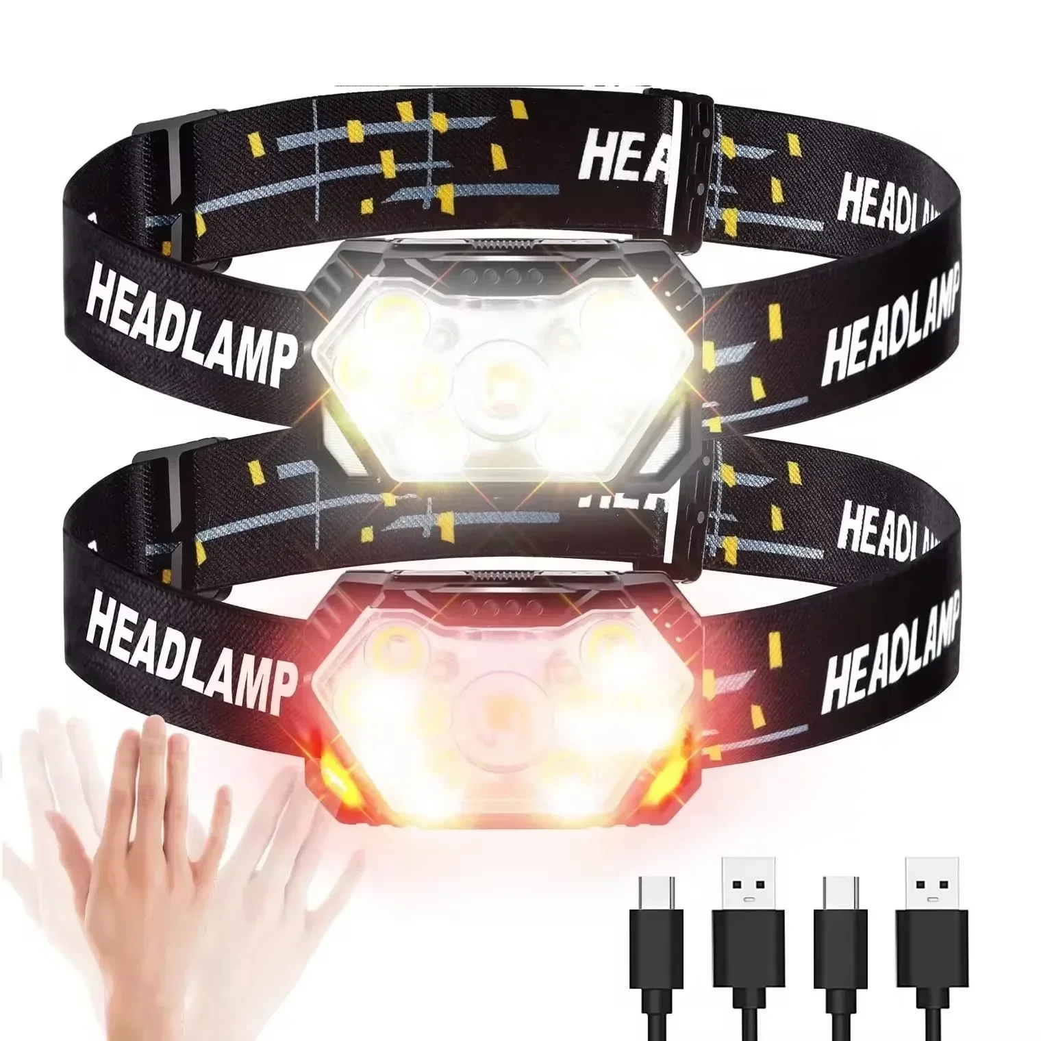 كشافات LED قوية بمستشعر USB مص - مراجعة Fish Finder Battery وسعره
