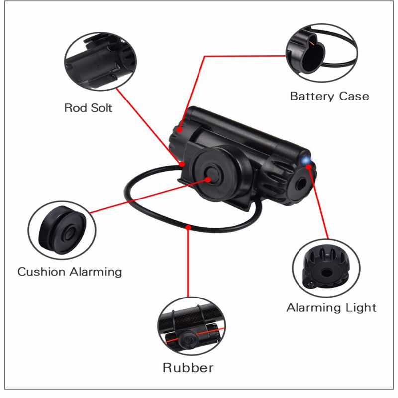 تنبيهات الصيد السمعية البصرية  - مراجعة Bite Alarm وسعره