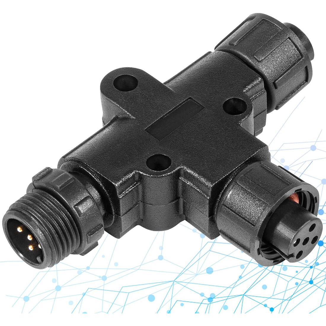 موصل تي مايكرو-سي 5 سنون NMEA  - مراجعة Fish Finder Cable وسعره