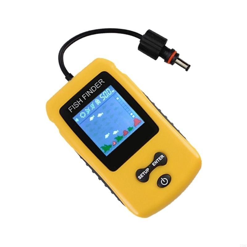 77HC مكتشفات السونار السونار ا - مراجعة Fish Finder Portable وسعره