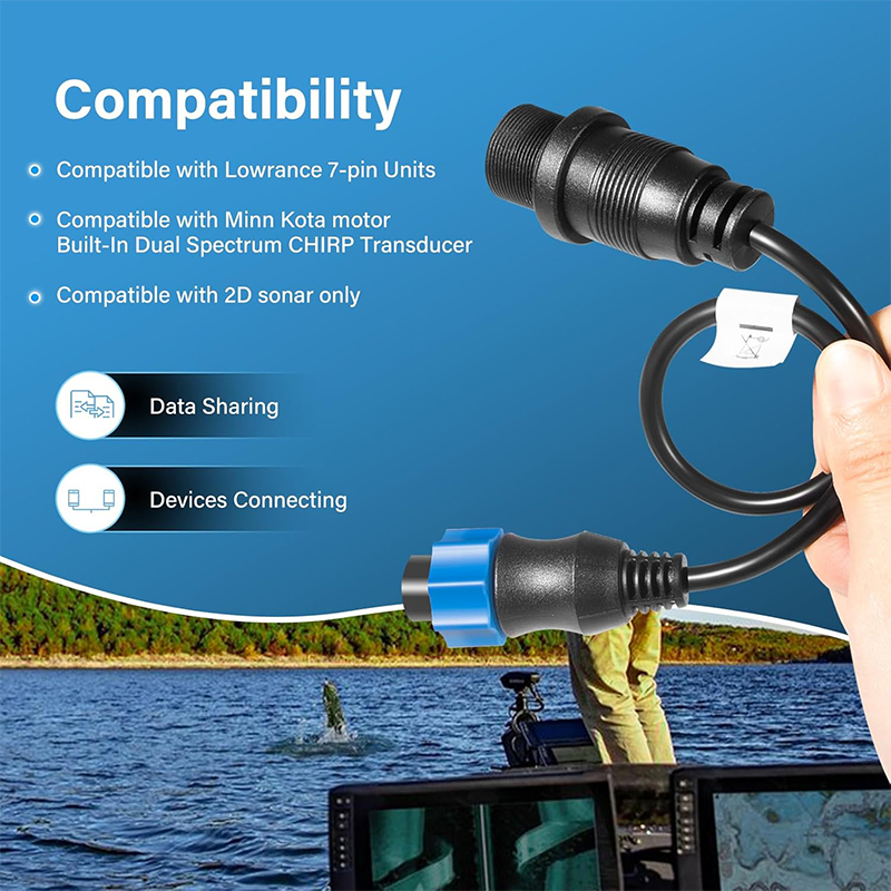 MKR-DSC-10 1852077 كابل محول D - مراجعة Fish Finder Cable وسعره