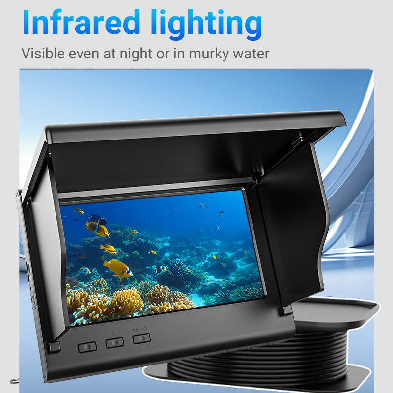 كاميرا صيد الأسماك تحت الماء ب - مراجعة Fish Finder Cable وسعره