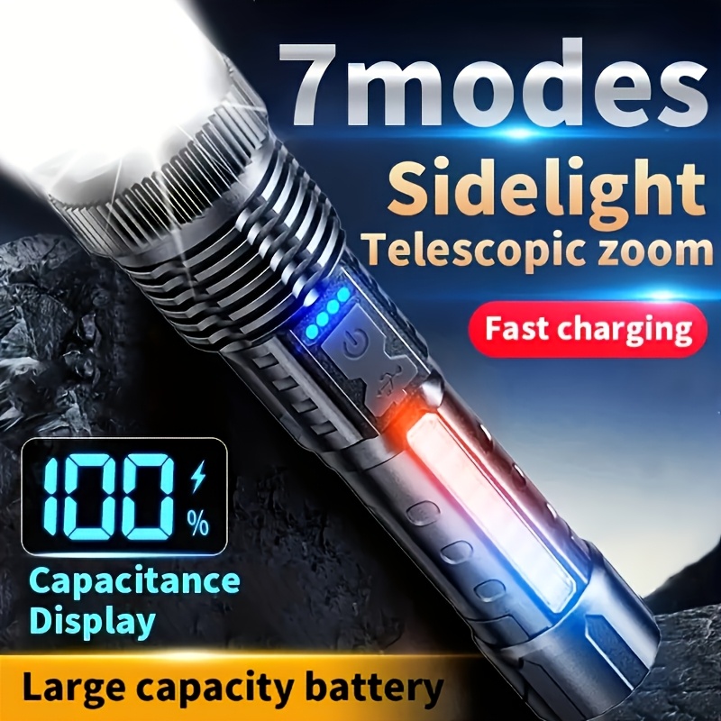 مصباح يدوي LED قوي مع شاشة عرض - مراجعة Fishing Light وسعره