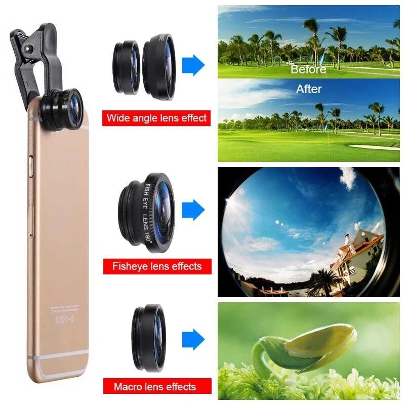عدسة كاميرا 3 في 1 بزاوية واسع - مراجعة Fishing Camera وسعره