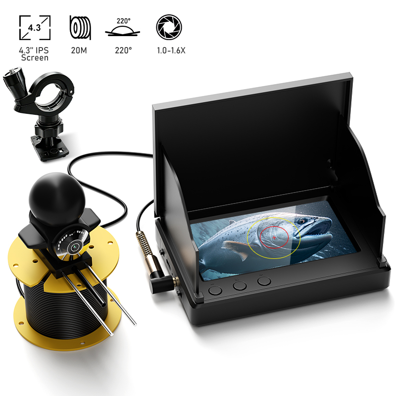 كاميرا صيد السمك مع رؤية ليلية - مراجعة Fishing Depth Finder وسعره