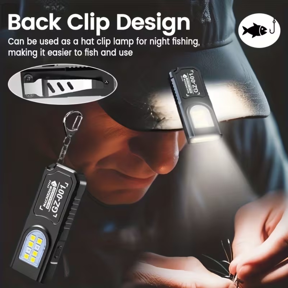 مصباح يدوي صغير COB LED بسلسلة - مراجعة Fishing Light وسعره