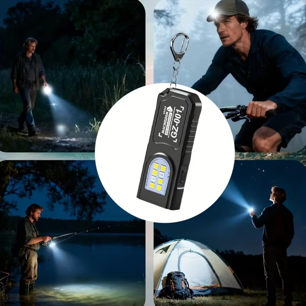 مصباح يدوي صغير COB LED بسلسلة - مراجعة Fishing Light وسعره